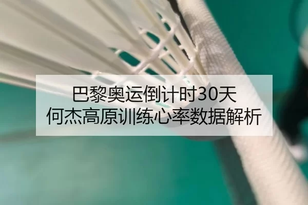 巴黎奥运倒计时30天 何杰高原训练心率数据解析